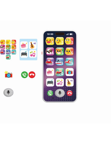 HE8966,Telefon Mobil Interactiv Bebe Inregistreaza Si Invata