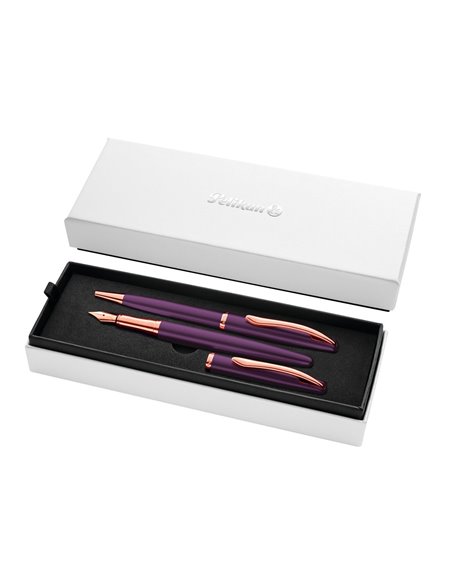 Set pix + stilou PELIKAN k/p36 Jazz Noble Elegance in cutie eleganta, Viola