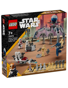 LEGO-75372,Lego Star Wars Pachet De Lupta Clone Trooper Si Droid De Lupta 75372