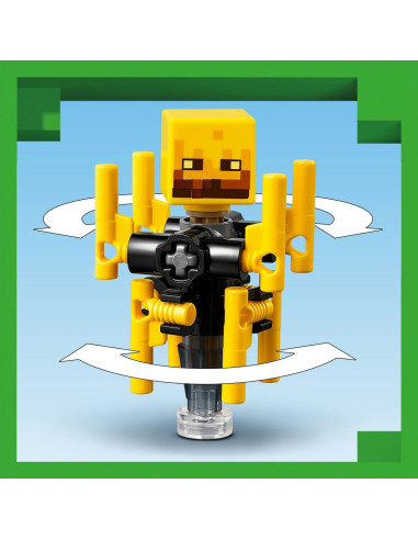 LEGO-21266,Lego Minecraft Batalie Deasupra Lavei În Nether 21266