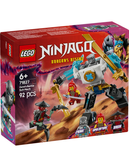 LEGO-71827,Lego Ninjago Costumul Robot De Lupta Al Lui Zane 71827