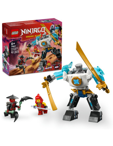 LEGO-71827,Lego Ninjago Costumul Robot De Lupta Al Lui Zane 71827