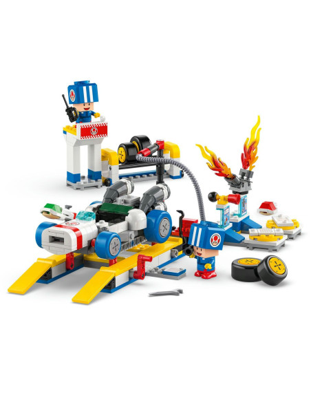 LEGO-72035,Lego Super Mario Mario Kart Garajul Lui Toad 72035
