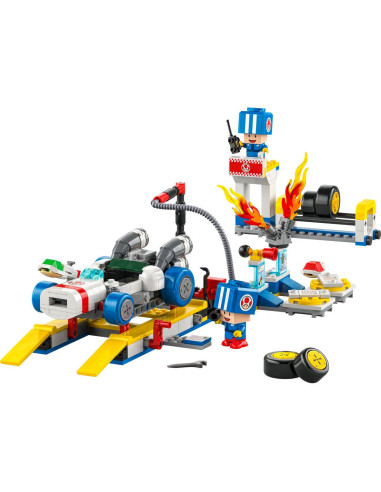 LEGO-72035,Lego Super Mario Mario Kart Garajul Lui Toad 72035