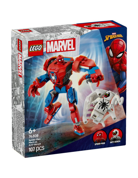 LEGO-76308,Lego Super Heroes Robotul Omul Paianjen Vs. Anti-venom 76308