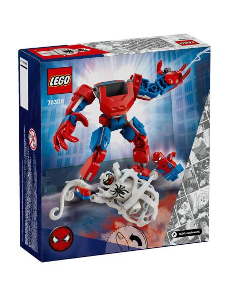 LEGO-76308,Lego Super Heroes Robotul Omul Paianjen Vs. Anti-venom 76308