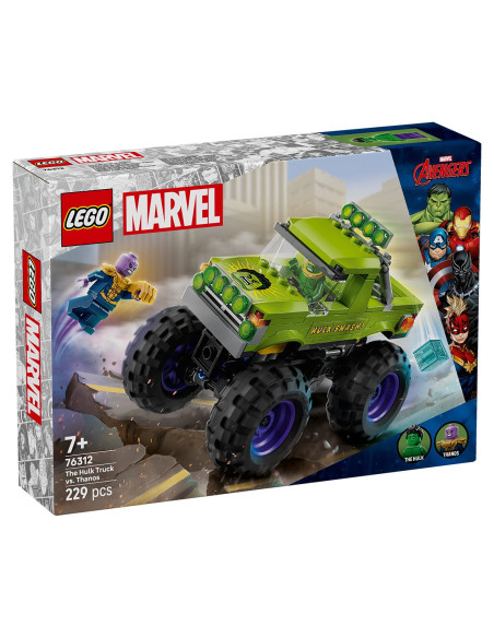 LEGO-76312,Lego Super Heroes Hulk In Vehicul De Teren Contra Lui Thanos 76312