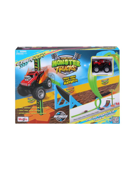 MST12557,Maisto Cyber Racers Circuit Micro Monster Truck Show