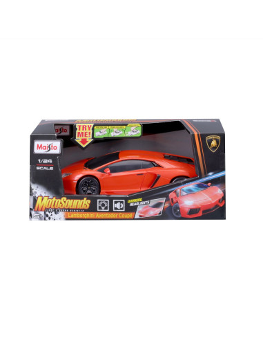Maisto Masinuta Cu Sunete Si Lumini Lamborghini Aventador Coupe Scara 1 La 24