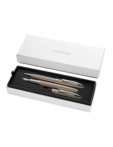 Set pix + stilou PELIKAN k/p36 Jazz Noble Elegance in cutie eleganta, Taupe