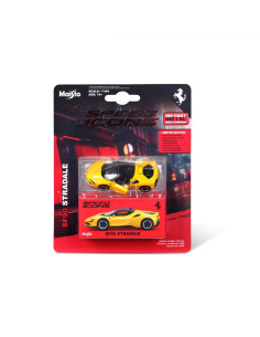 MST15703_GALBEN,Maisto Masinuta Metalica Speed Icons Ferrari Sf90 Stradale Galben Scara 1 La 64