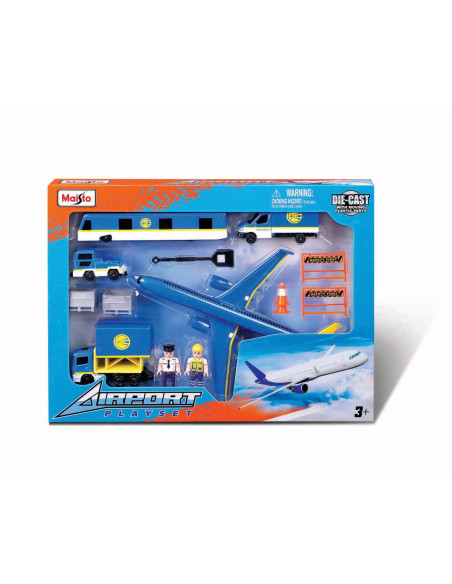 MST12620_ALBASTRU,Maisto Set Aeroport Avion Albastru