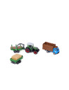 MST12563_FENDT,Maisto Set 4 Utiliaje Agricole Fendt