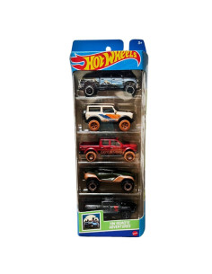 MT1806_HLY74,Set 5 Masini Hot Wheels Remote Adventures