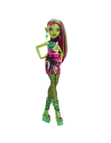 MTHYT75,Monster High Gradina De La Miezul Noptii Papusa Venus Mcflytrap