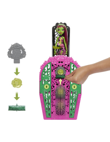 MTHYT75,Monster High Gradina De La Miezul Noptii Papusa Venus Mcflytrap