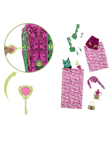 MTHYT75,Monster High Gradina De La Miezul Noptii Papusa Venus Mcflytrap