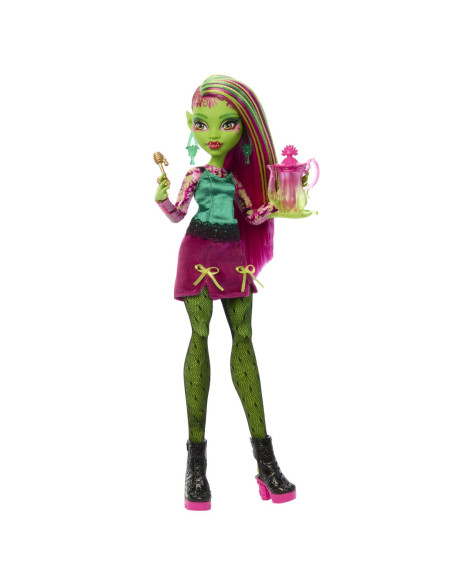 MTHYT75,Monster High Gradina De La Miezul Noptii Papusa Venus Mcflytrap