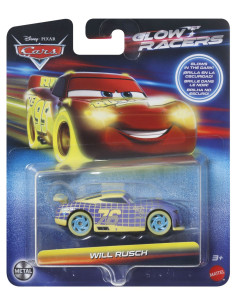 MTHPG76_HVF08,Cars Glow Racers Masinuta Metalica Will Rusch 1:55