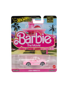 MTHXD63_JBL79,Hot Wheels Pop Culture Barbie The Movie Masinuta Metalica 1956 Corvette Scara 1:64