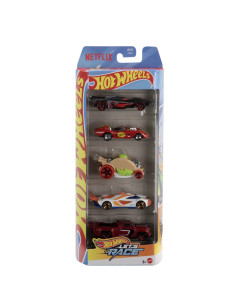 MT1806_JBJ79,Set 5 Masini Hot Wheels Lets Race