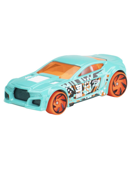 MT1806_JBJ81,Set 5 Masini Hot Wheels Stunt Tracks