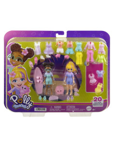 MTHNF51_HRD61,Polly Pocket Set 2 Papusi Si Accesorii 20 Piese