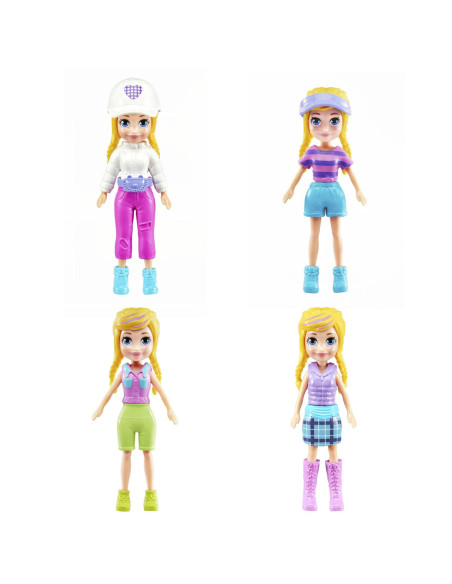 MTHNF51_JCB23,Polly Pocket Set 2 Papusi Si Accesorii 27 Piese