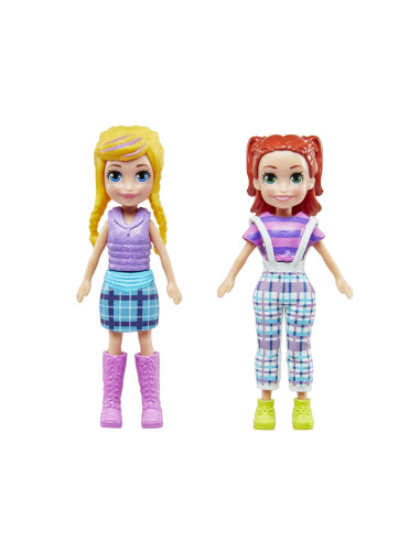 MTHNF51_JCB23,Polly Pocket Set 2 Papusi Si Accesorii 27 Piese