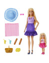 MTJBF43,Barbie Family And Friends Set Papusa Barbie Si Papusa Chelsea