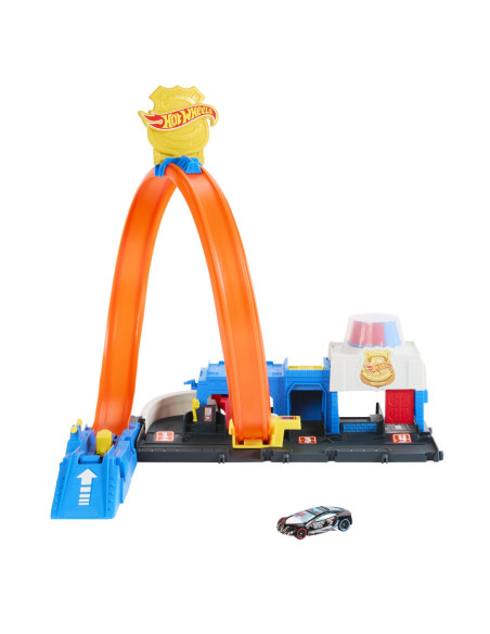 MTJBM71,Hot Wheels City Set De Joaca Super Statie De Politie