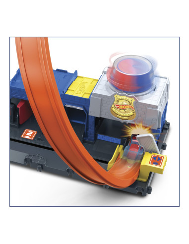 MTJBM71,Hot Wheels City Set De Joaca Super Statie De Politie