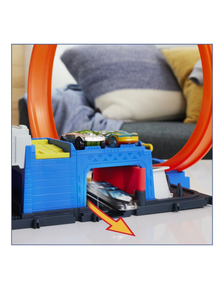 MTJBM71,Hot Wheels City Set De Joaca Super Statie De Politie