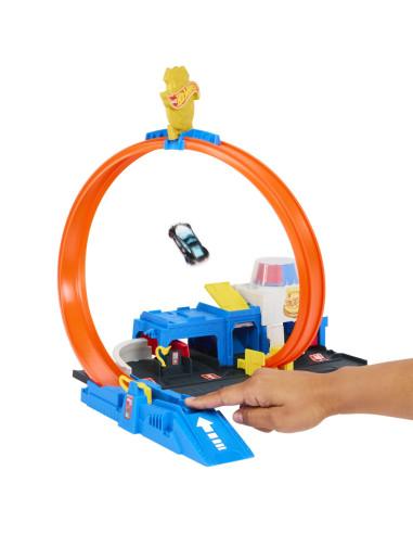 MTJBM71,Hot Wheels City Set De Joaca Super Statie De Politie