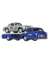 MTFLF56_HRV48,Hot Wheels Transportator Mercedes-benz 55 Blaues Wunder Cu Masinuta Mercedes-benz 300 Sl Scara 1:64