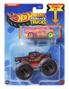 MTGRH81_JCG31,Hot Wheels Monster Truck Si Masinuta Metalica Scorcher