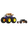 MTGRH81_JCG41,Hot Wheels Monster Truck Si Masinuta Metalica Bone Shaker