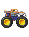 MTGRH81_JCG41,Hot Wheels Monster Truck Si Masinuta Metalica Bone Shaker