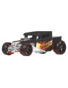 MTGRH81_JCG41,Hot Wheels Monster Truck Si Masinuta Metalica Bone Shaker