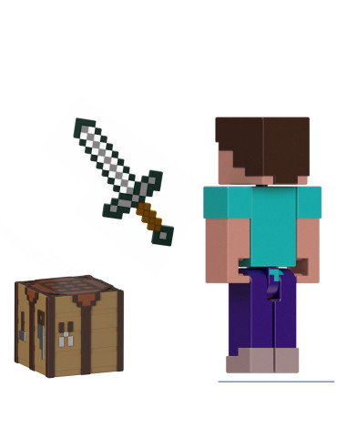 MTGTP08_JCN28,Minecraft Craft A Block Figurina Steve 8cm