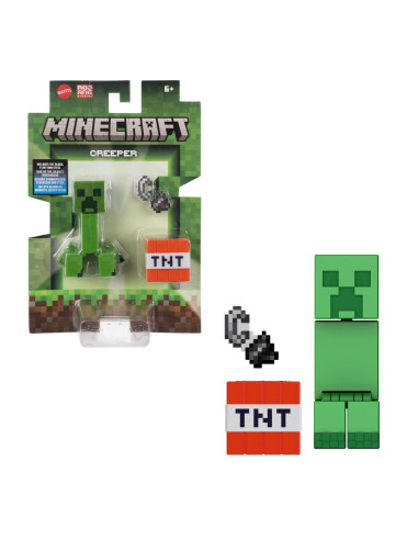 MTGTP08_JCN29,Minecraft Craft A Block Figurina Creeper 8cm