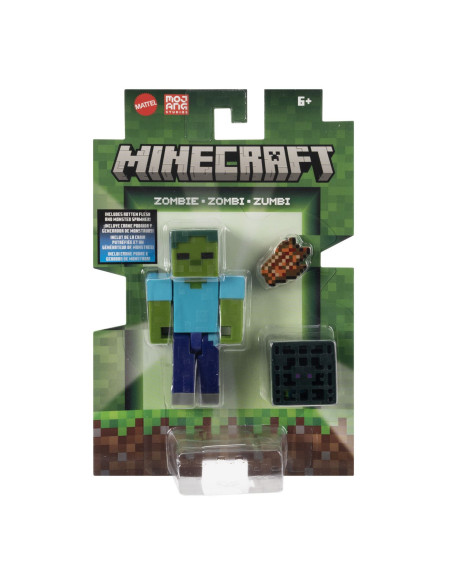 MTGTP08_JCN44,Minecraft Craft A Block Figurina Zombi 8cm