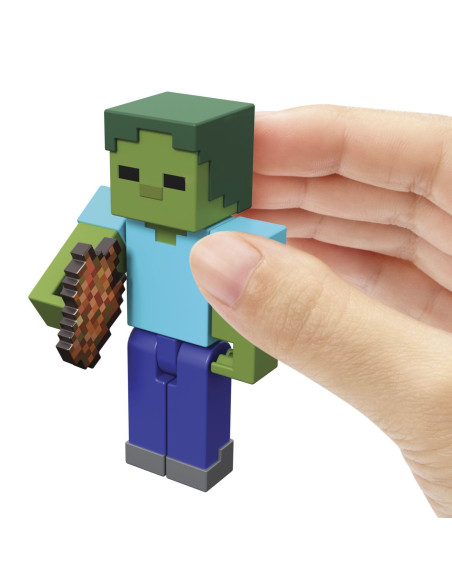 MTGTP08_JCN44,Minecraft Craft A Block Figurina Zombi 8cm