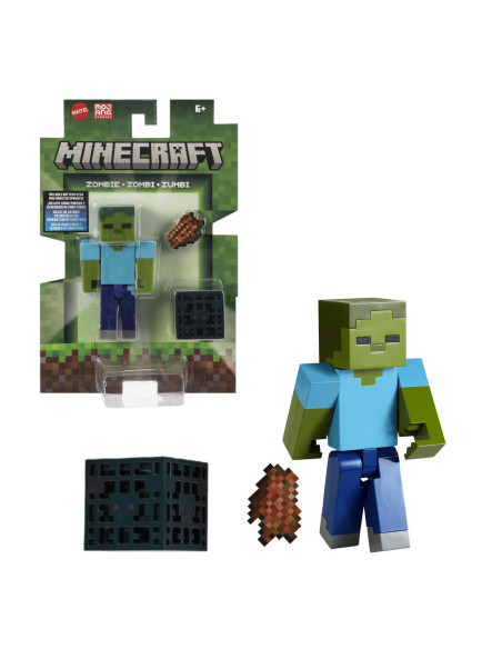 MTGTP08_JCN44,Minecraft Craft A Block Figurina Zombi 8cm