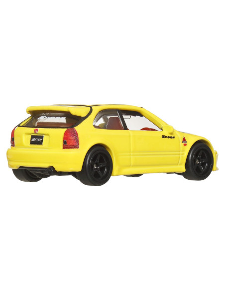 MTHBL96_JBL00,Hot Wheels Premium Set 2 Masinute Metalice Honda Civic 99 Tip R Ek9 Si Honda Civic Tip R Scara 1:64
