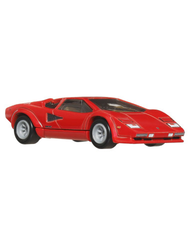 MTHBL96_JBL02,Hot Wheels Premium Set 2 Masinute Metalice Lamborghini Countach Lp5000 Qv Si Lancia Stratos Zero Scara 1:64