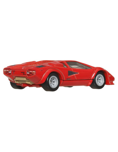 MTHBL96_JBL02,Hot Wheels Premium Set 2 Masinute Metalice Lamborghini Countach Lp5000 Qv Si Lancia Stratos Zero Scara 1:64