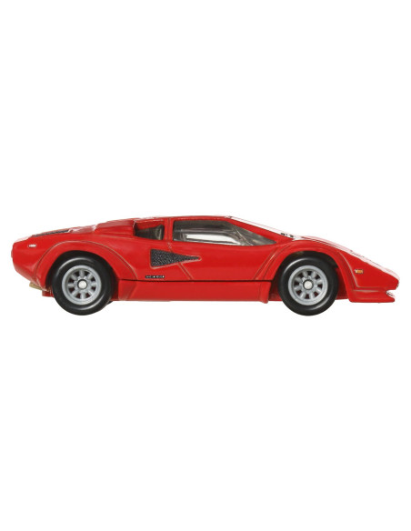 MTHBL96_JBL02,Hot Wheels Premium Set 2 Masinute Metalice Lamborghini Countach Lp5000 Qv Si Lancia Stratos Zero Scara 1:64