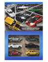 MTJBY77,Hot Wheels Silver Series Set 6 Masinute Metalice Tematica Japoneza