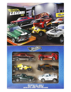 MTJBY78,Hot Wheels Legends Silver Series Set 6 Masinute Metalice